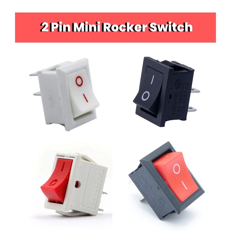 2-Pin Mini Rocker Switch — view 2