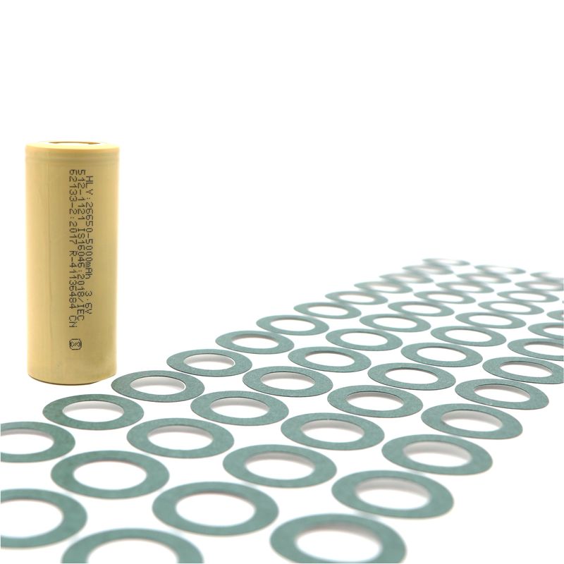 26700/26650 1S Battery Electrical Insulator Insulation Ring Adhesive For Positive Terminal — view 2