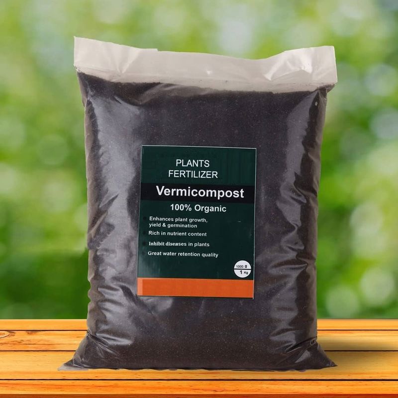 Vermicompost Plant Supplement Fertilizer for Gardening (Kg) — view 1
