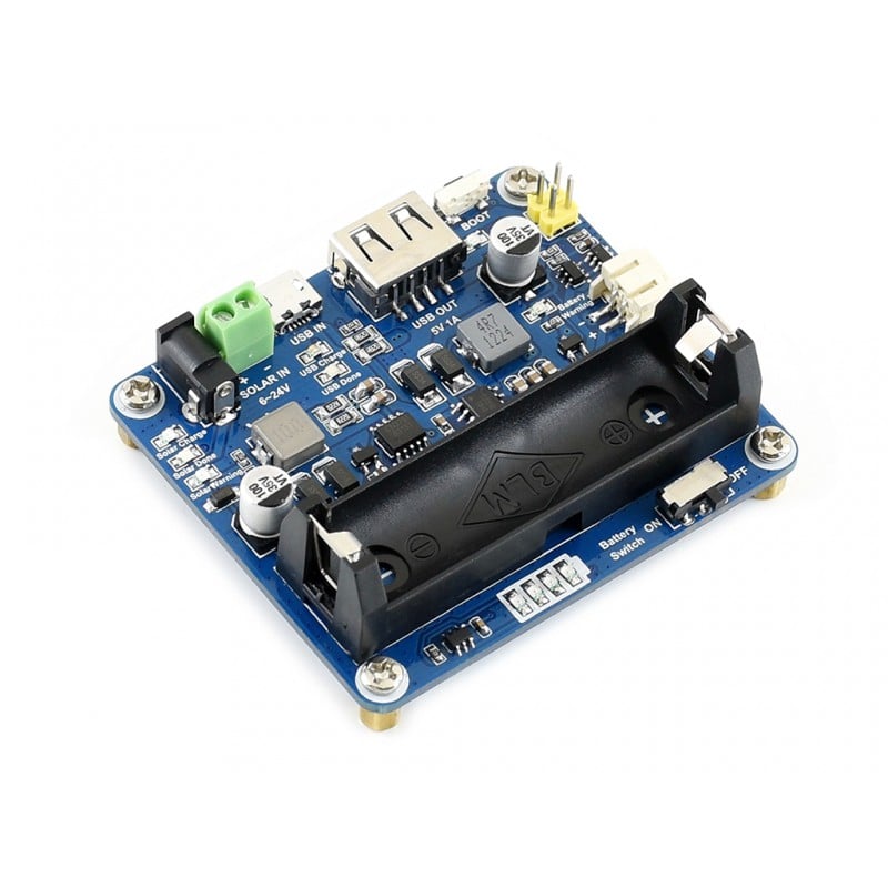 Waveshare: 16120 Solar Power Management Module for 6V~24V Solar Panel — view 1