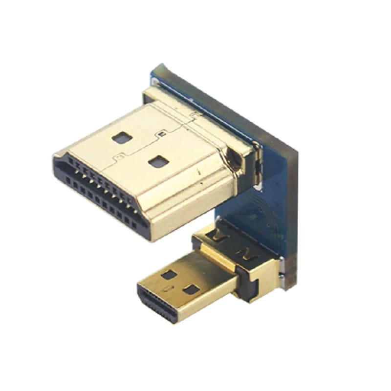 Micro HDMI Male to HDMI Male Adapter Converter — view 1