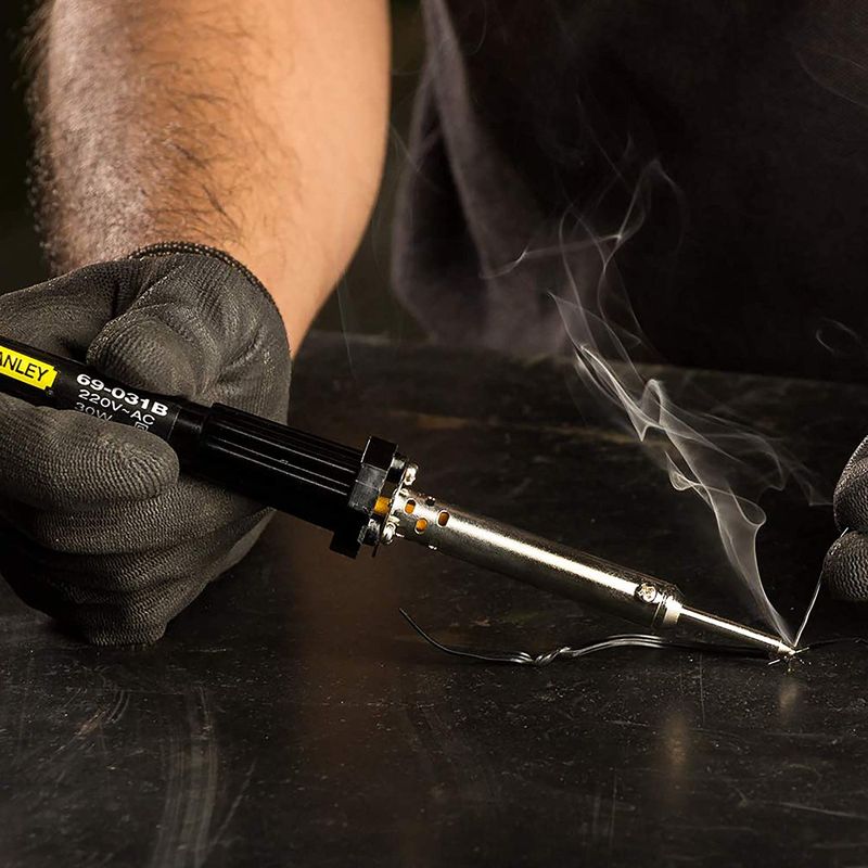 Stanley: 30-Watt Corded Soldering Iron (Black and Chrome) — view 2
