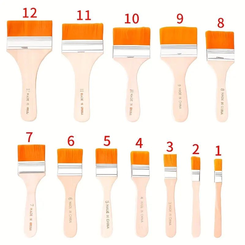 Soft Cleaning Brush Set for PCB/Mobile/ Electronics/Art with Wooden Handle — view 2