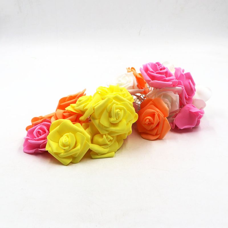 Big Roses Multi-Color 24 LED String Fairy Lights — view 3