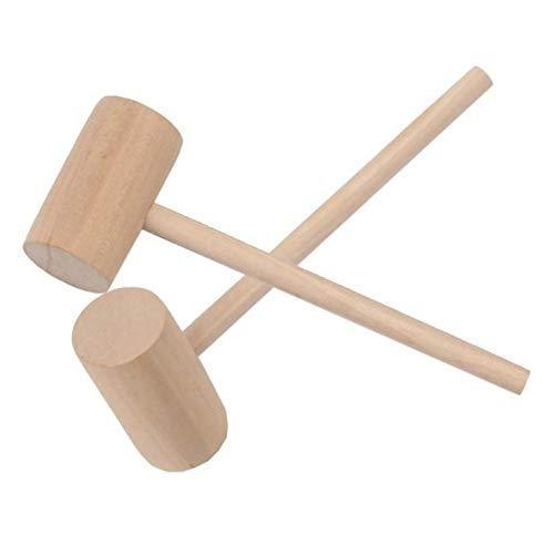 Multipurpose Mallet Wooden Hammer for Home Use/DIY/Pinata Cake — view 2