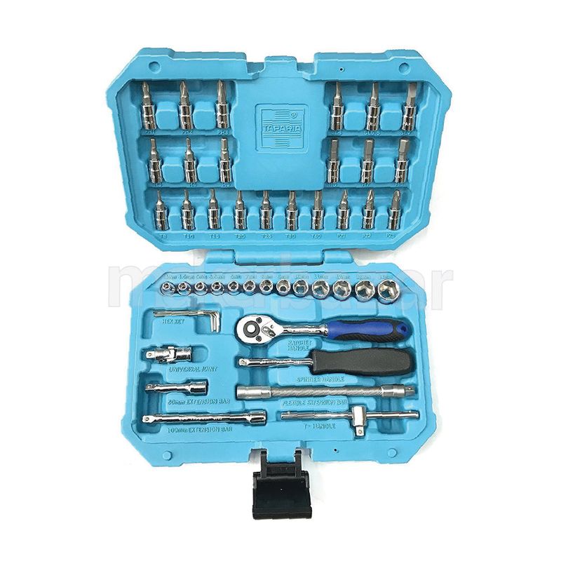 Taparia: SA 46 Socket set- 6.3mm Square Drive — view 1