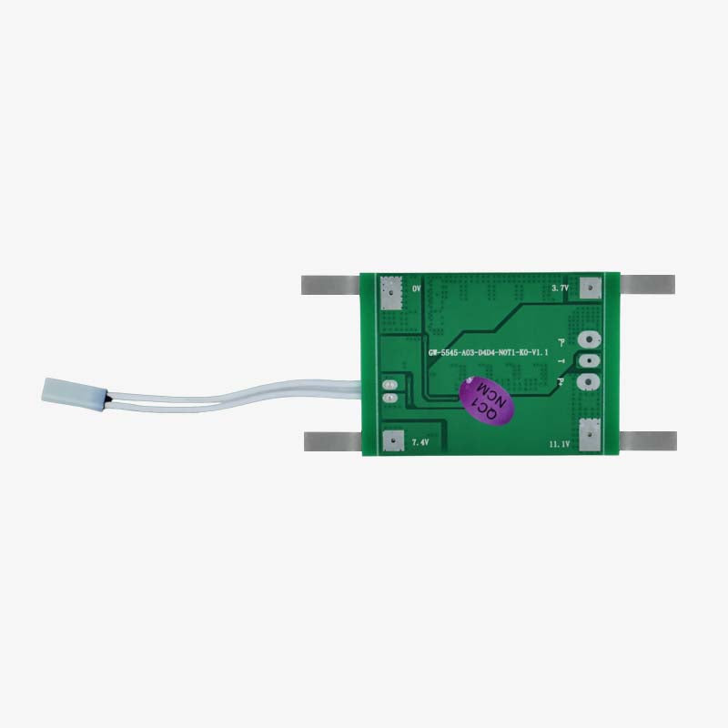 3S 6A Battery Protection BMS Module with Nickel Strip for 3.7V NMC cells — view 2