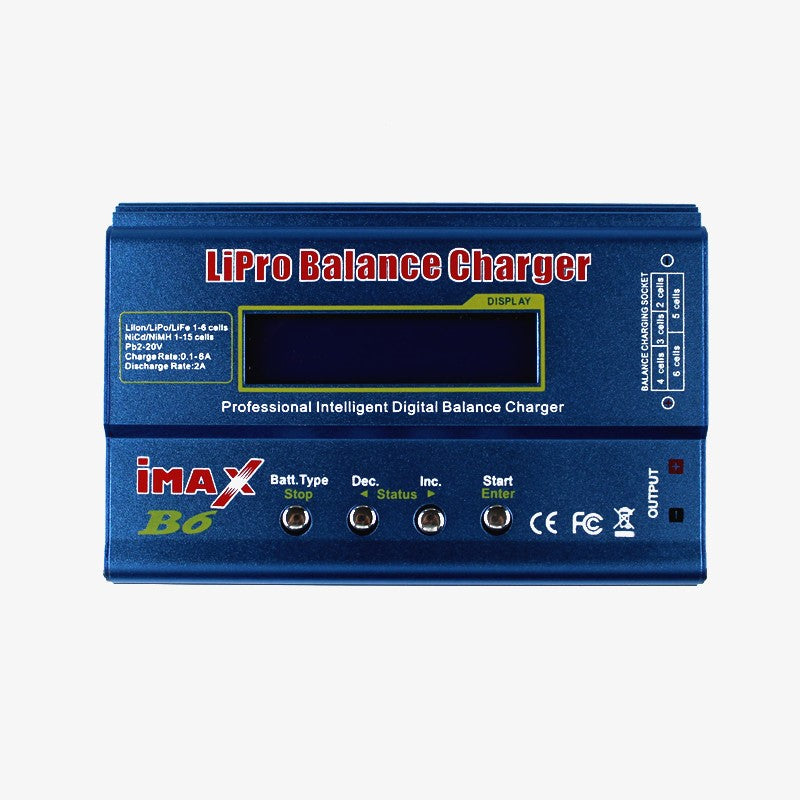 IMAX B6 80W 6A Balance Charger/Discharger for LiIon, LiPo, LiFe , NiCd and NiMH - (1-6 Cells) — view 2