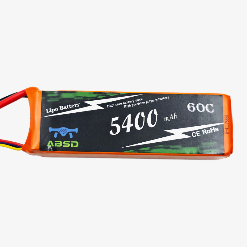 11.1V 5400mAh 3S 60C Lithium-Polymer Rechargeable Battery — view 2