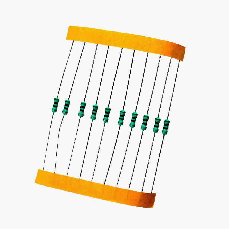 510 ohm, 1/4 Watt Resistor with 5% tolerance (Pack of 10) — view 1