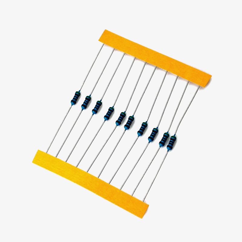 5.1K ohm, 1/4 Watt Resistor with 1% tolerance (Pack of 10) — view 1
