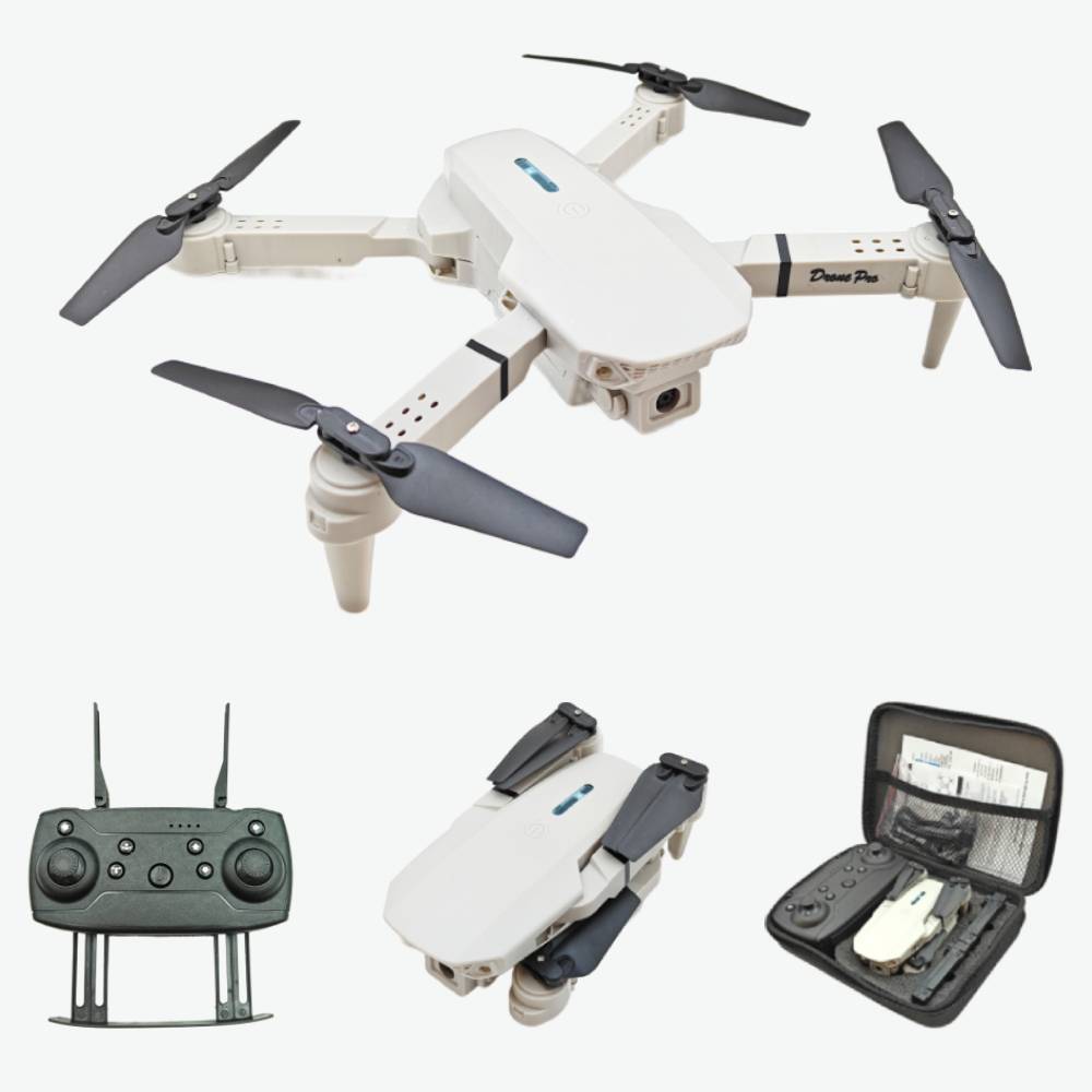 E88 Foldable 4K Mini Drone RC Quadrocopter with WIFI FPV Wide Angle HD Dual Camera — view 1