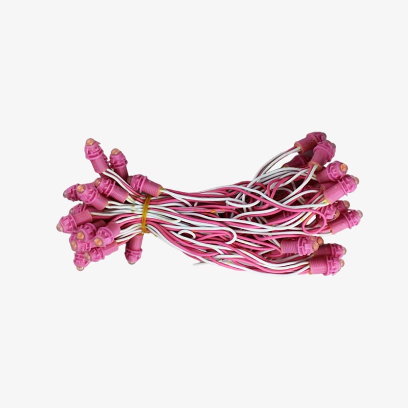 Pink 9mm 12v 5 inch Pixel Led Serial Decoration Light - 5 meters - 50 Leds — view 1