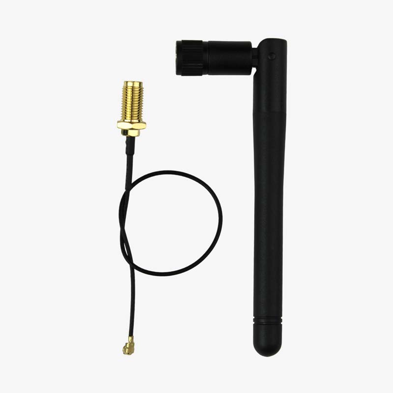 2.4G 3dB Wifi Omni Directional Antenna with IPEX U.FL to SMA Male to Female Connector — view 1