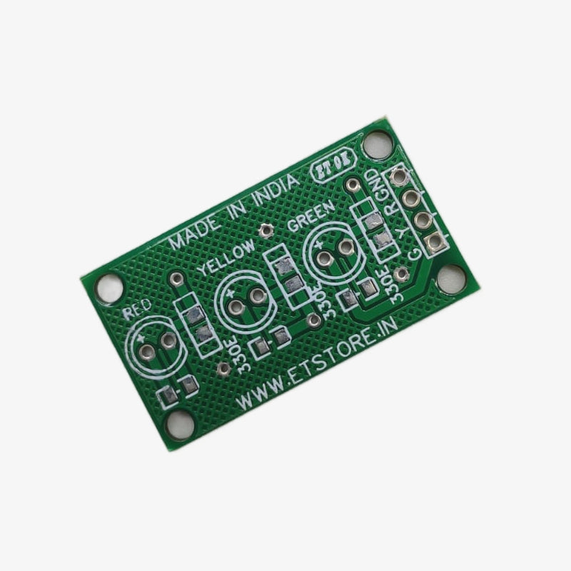 PCB For 3 LED Traffic Light Module Board — view 1