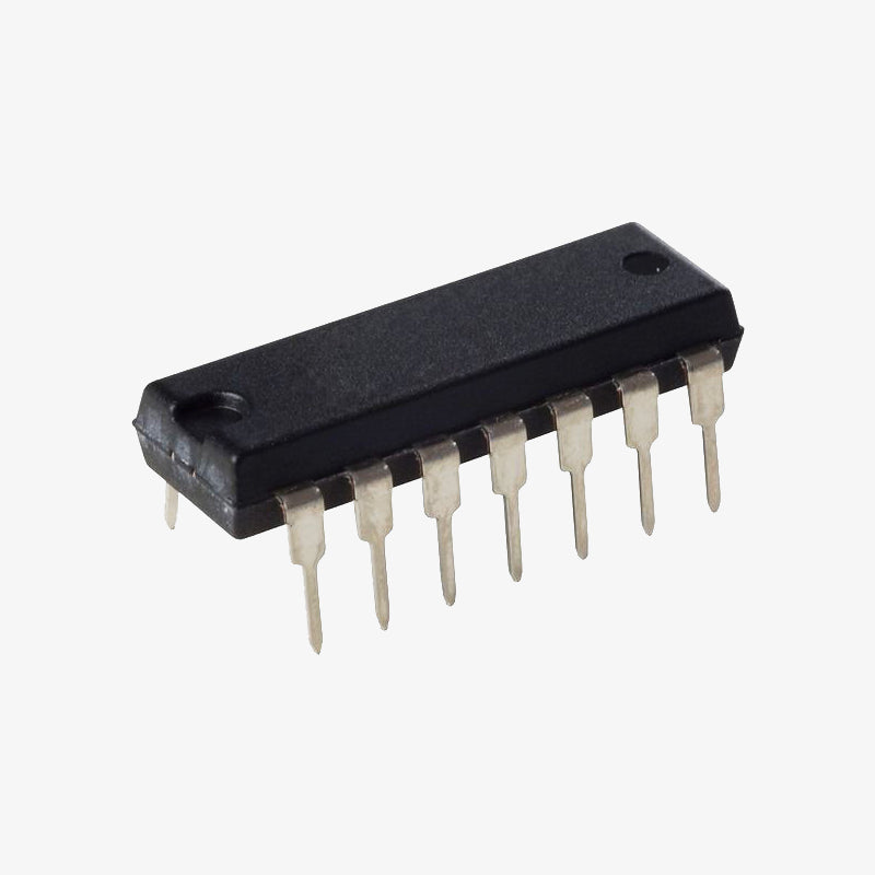 TL074 Low Noise JFET Quad Op-Amp IC - DIP-14 Package — view 1