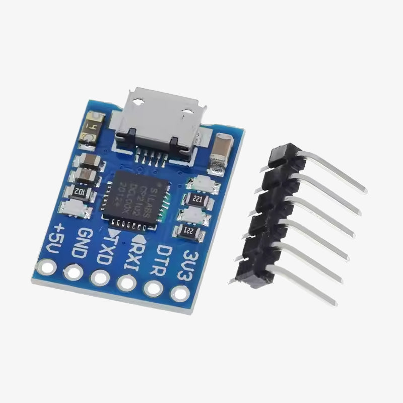 CP2102 (6-pin) USB 2.0 to TTL UART Serial Converter Module — view 1