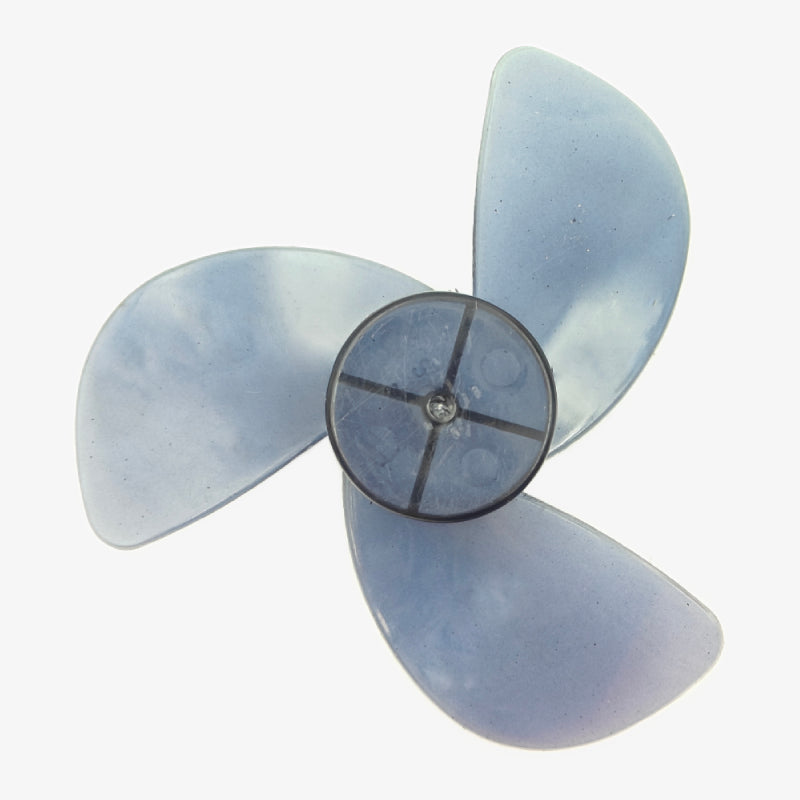 DC Motor Fan Blade 3-Wing Fan For Toy Motor Round Curved Blade - 3.6 Inches — view 1