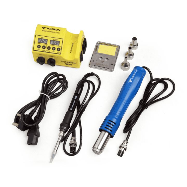 Soldron 8898 Portable Dual Hot Air Soldering Station — view 1