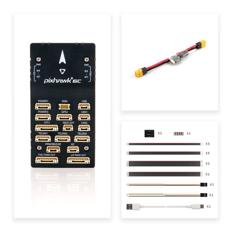 Holybro Pixhawk 6C Flight Controller With PM02 Power Module — view 1
