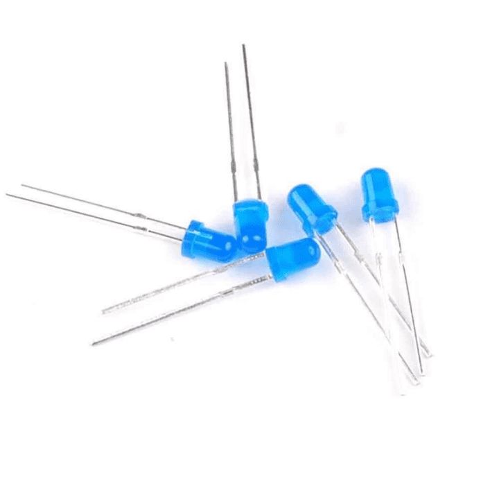 3mm DIP Diffused Blue Led (Pack of 10) — view 3