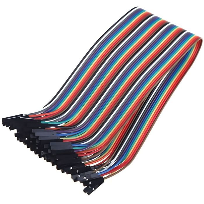 Female to Female Jumper Wires (20cm) 40pcs — view 1