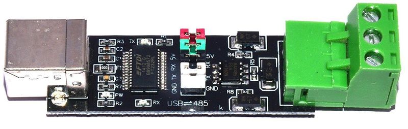 USB 2.0 to TTL RS485 Serial Converter Adapter FTDI Module (FT232FRL SN75176) — view 1