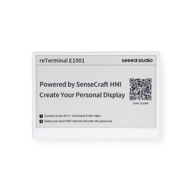 reTerminal E1001 – 7.5" Monochrome ePaper Display with ESP32-S3 — view 1