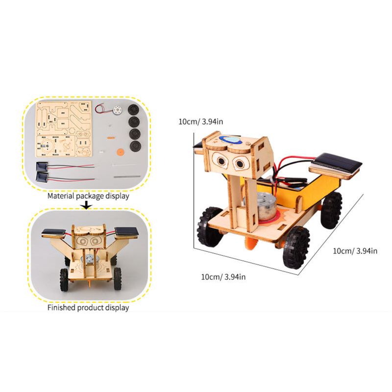 Pludo STEM Moon Rover Kit – DIY Science Experiment Kit for Kids 11–14 | Grade 6–8 Solar Energy Model — view 3
