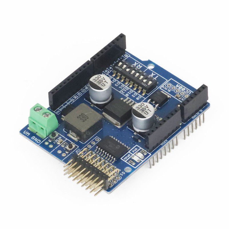 Cytron 8-Channel RC Servo Controller Shield – 5V 5A Regulated Power for Arduino — view 1