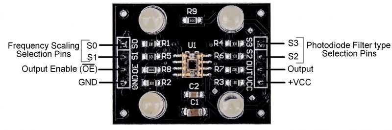 Color Recognition Sensor Module TCS3200D/TCS2300 — view 3