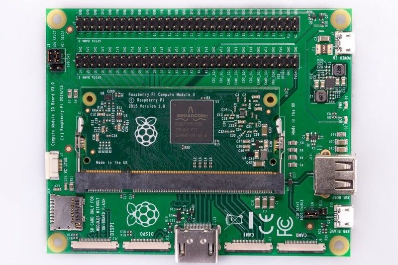 Compute Module 1/3/3+ IO Board — view 3