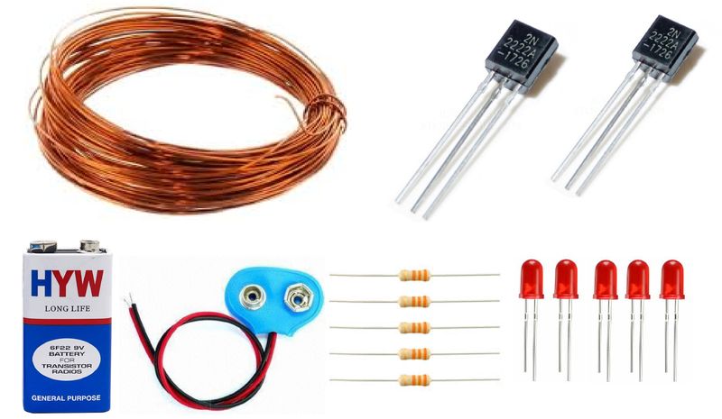 wireless power trasfer poject kit — view 2