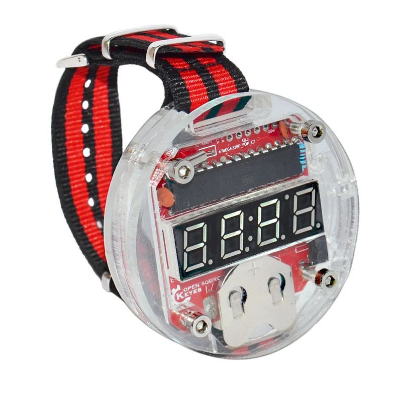 Digital Clock DIY Kit - Arduino Big Time Electronic Watch — view 1