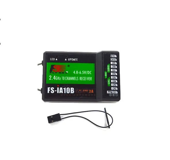 Flysky FS-i6S 2.4GHz 10CH AFHDS 2A RC Transmitter With FS-iA10B 10CH Receiver — view 2