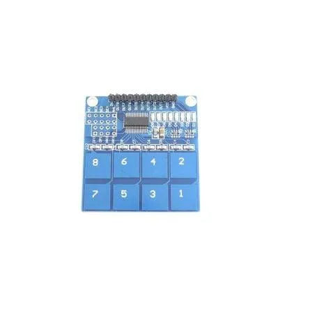 TTP226 Capacitive Switch 8 Touch Button | Arduino Touch Switch Module — view 2