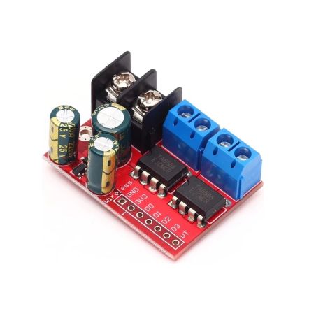 TA6586 Based Motor Driver Module - 5A Two DC Motor Driver — view 1