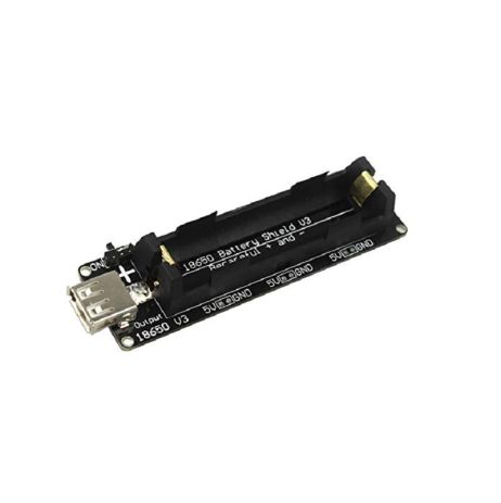 18650 Battery Shield for Raspberry Pi / ESP8266 / ESP32 & MCUs — view 1