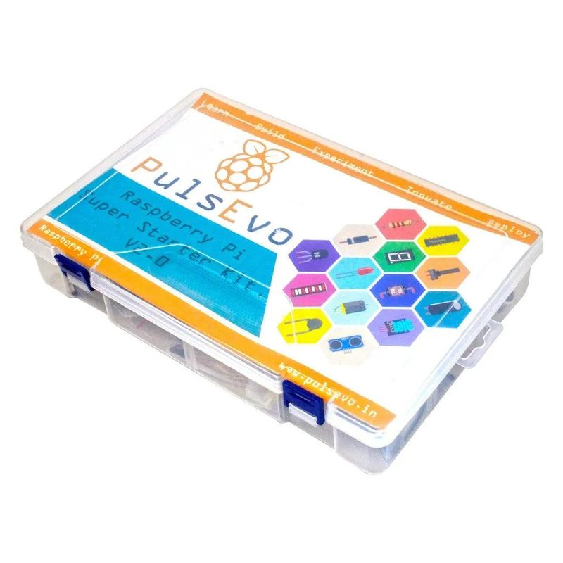 PulsEvo Raspberry Pi Super Starter Kit V2 DIY Kit with Detailed Tutorial, Python, C language, Scratch Code 25+ projects for Raspberry Pi Beginners — view 2