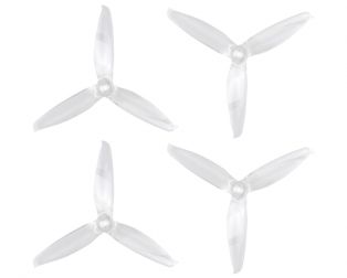 Orange HD 5152(5.1X5.2) Tri Blade Flash Propellers 2CW+2CCW 2 Pair- Transparent (Clear) — view 1