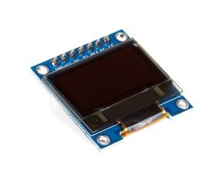 0.96? OLED Display Module – SPI/I2C – 128×64 – 7 Pin (Blue) — view 1