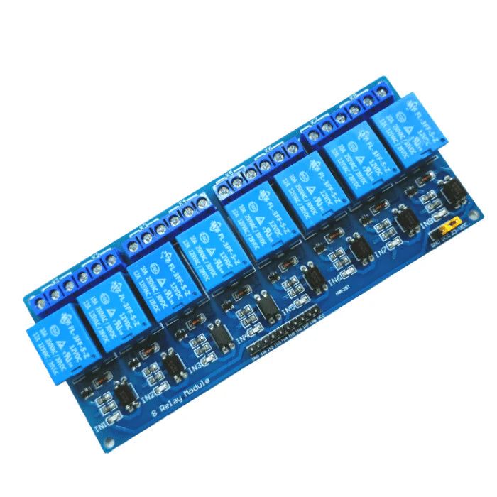 12V 8-Channel Relay board — view 2