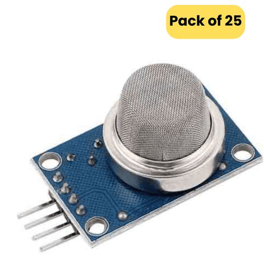 MQ-2 Gas Sensor Module For H2, LPG, CH4, CO, Smoke or Propane Detector Module ( Pack of 25) — view 1