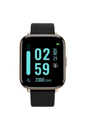 TITAN WEARABLES Mens Smart 2.0 Black Dial Silicone Smart Watch - 90155AP04 — view 1