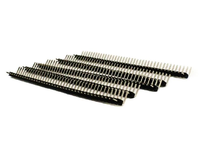 1×40 Right Angle Male Berg Strip Connector — view 2