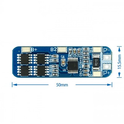 3S 11.1V 10A 18650 Lithium Battery Overcharge And Over-current Protection board-Good Quality — view 1