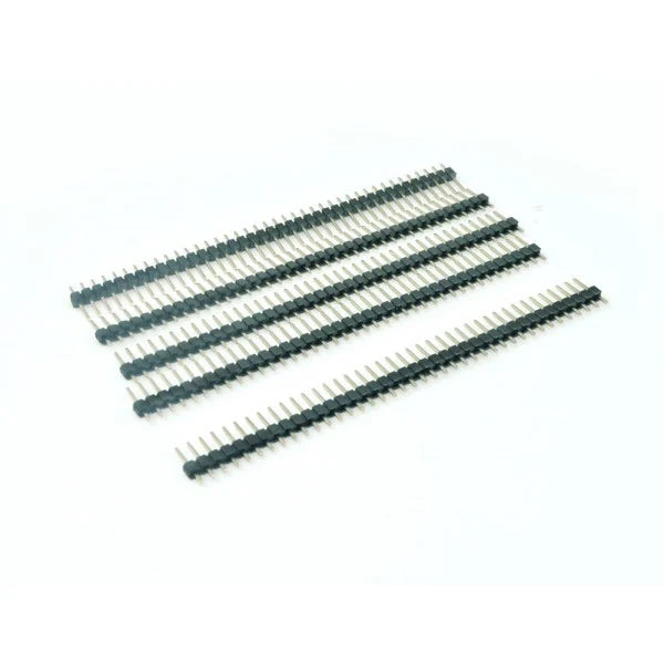 40 x 1 Male Header Pins - Long Pitch 2.54mm Length 15mm — view 2