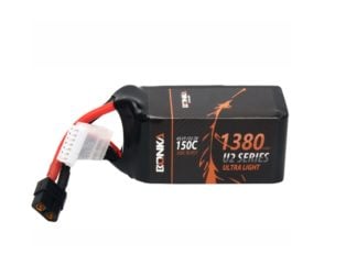 Bonka 22.2V 1380mAh 150C 6S FPV U2 Series Lithium Polymer Battery Pack — view 1
