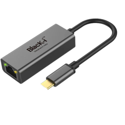 Black-i USB-C to Lan 100 Mbps Converter — view 1