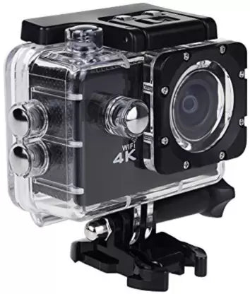 Garundropsy actioncvamera 4k actioncamera Sports and Action Camera (Black, 16 MP) — view 1